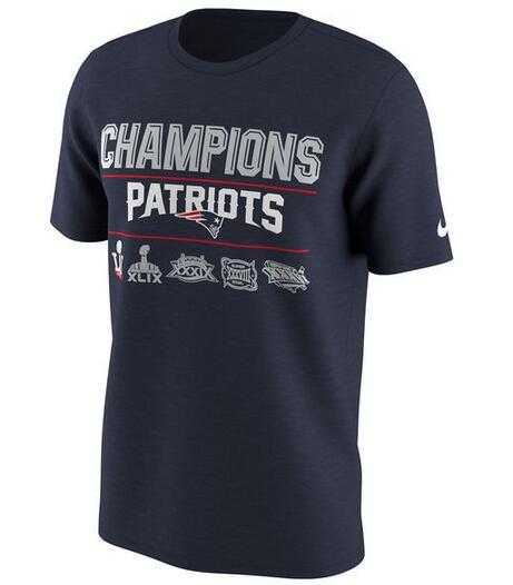 Men's New England Patriots Nike 5-Time Super Bowl Champions Celebration T-Shirt - Navy FengYun,We sell and wholesale Men's New England Patriots Nike 5-Time Super Bowl Champions Celebration T-Shirt - Navy FengYun on line form chian!